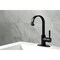 Fauceture LS8210DKL Kaiser Single-Handle Bathroom Faucet Drain, Matte Black LS8210DKL - alternate 4